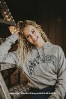 AGAIN Hoodie Grau meliert